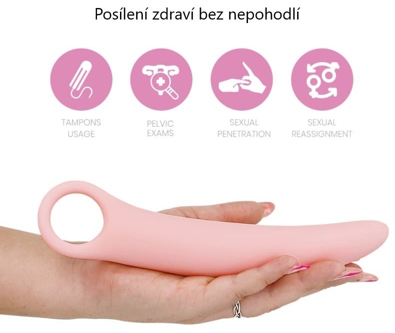 Vaginální dilatátory INTIMICHIC 5 ks a velikostí. Posílení vaginálních stěn